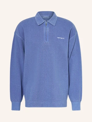 Carhartt Wip Bluza Dresowa Typu Troyer Script blau