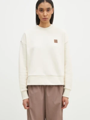 Carhartt WIP bluza Eldon Sweat damska kolor beżowy gładka I034373.05XX