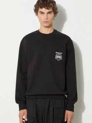 Zdjęcie produktu Carhartt WIP bluza Heart Train Pocket Sweat męska kolor czarny z aplikacją I033932.89XX