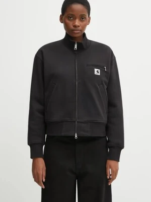 Carhartt WIP bluza W' Detroit Sweat Jacket damska kolor czarny gładka I035703.8906