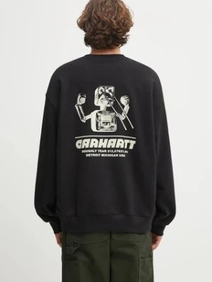 Carhartt WIP bluza Wiptopia Sweat męska kolor czarny z nadrukiem I035644.89XX