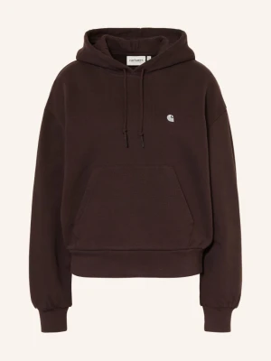 Carhartt Wip Bluza Z Kapturem Casey braun CIEMNOBRĄZOWY