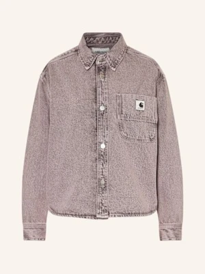 Carhartt Wip Bluzka Jeansowa Georga schwarz