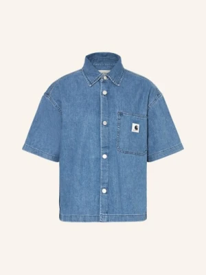 Carhartt Wip Bluzka Jeansowa Lovilia blau