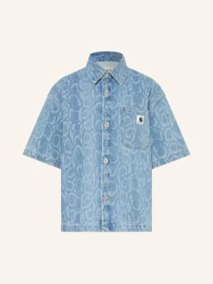 Carhartt Wip Bluzka Jeansowa Lovilia blau