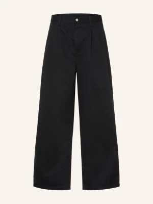 Carhartt Wip Bojówki Brockman O Kroju Regular Fit schwarz CZARNY