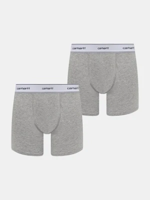 Carhartt WIP bokserki Cotton Trunks 2-pack kolor szary I029375.14FXX