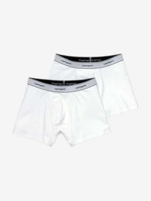 Carhartt WIP bokserki Cotton Trunks 2-pack męskie kolor biały I029375.-WHITE