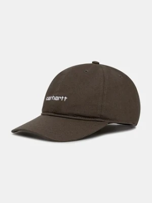 Carhartt WIP czapka z daszkiem bawełniana Canvas Script Cap