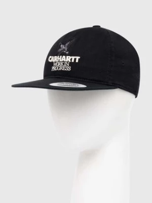 Carhartt WIP czapka z daszkiem bawełniana Ducks Cap kolor czarny z aplikacją I033704.89XX