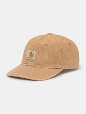 Carhartt WIP czapka z daszkiem bawełniana Icon Cap kolor zielony z aplikacją I033359.2FSXX