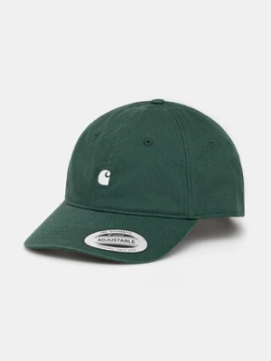 Carhartt WIP czapka z daszkiem bawełniana Madison Logo Cap kolor zielony I023750.36IXX