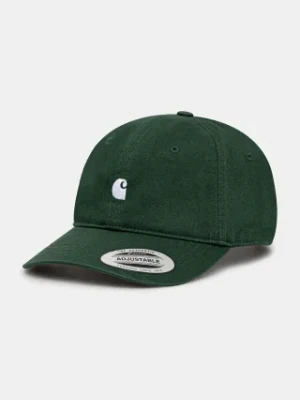Zdjęcie produktu Carhartt WIP czapka z daszkiem bawełniana Madison Logo Cap kolor zielony z aplikacją I023750.2RQXX