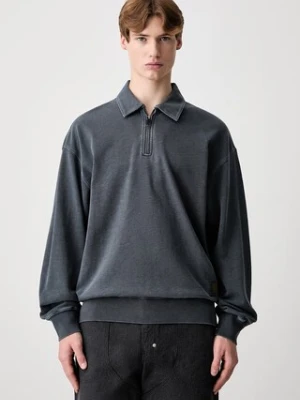 Carhartt WIP Harper Polo longsleeve męski bawełniany