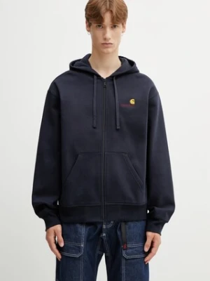 Carhartt WIP Hooded American Script Jacket bluza z kapturem męska z bawełną