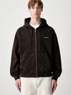 Carhartt WIP Hooded Painter bluza rozpinana z kapturem bawełniana męska