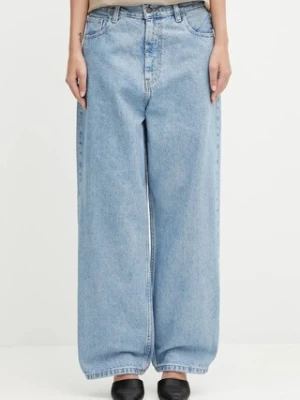 Carhartt WIP jeansy bawełniane W' Brandon damskie high waist I035892.112