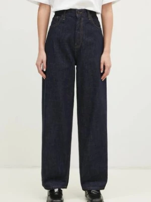 Carhartt WIP jeansy Brandon Pant damskie high waist I034638.102