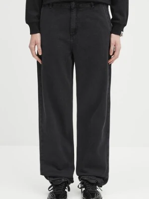 Carhartt WIP jeansy damskie medium waist