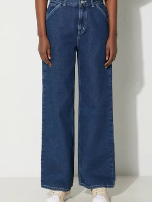 Carhartt WIP jeansy Jens damskie high waist