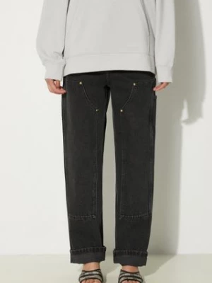 Carhartt WIP jeansy Nashua Double Knee Pant damskie high waist I033748.8906