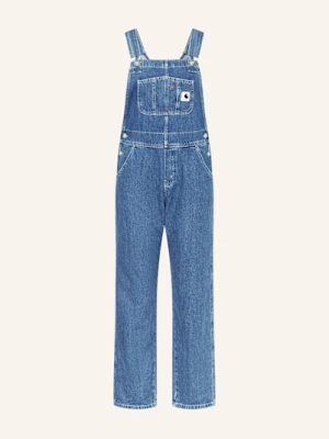 Carhartt Wip Jeansy Ogrodniczki Bib blau