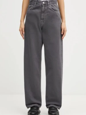 Carhartt WIP jeansy W' Brandon Pant damskie high waist I034837.874J