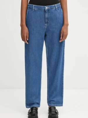 Carhartt WIP jeansy W' Pierce Pant damskie high waist I025268.106