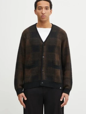 Carhartt WIP kardigan z dodatkiem wełny Everson Cardigan męski kolor czarny I035978.3PHXX