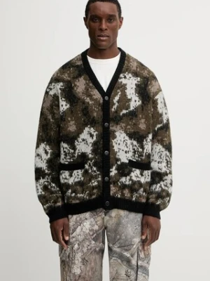 Carhartt WIP kardigan z dodatkiem wełny Merton Cardigan męski kolor multicolor I035391.38XXX