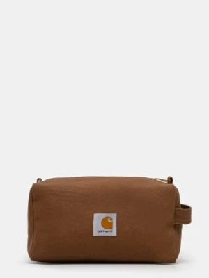 Carhartt WIP kosmetyczka Canvas Washbag kolor brązowy I034139.HZXX