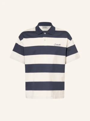 Carhartt Wip Koszulka Polo Z Dżerseju Delray blau