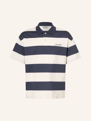 Carhartt Wip Koszulka Polo Z Dżerseju Delray blau