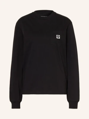 Carhartt Wip Koszulka Z Długim Rękawem schwarz CZARNY