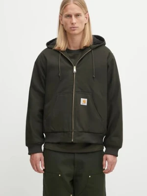 Carhartt WIP kurtka bawełniana Active Jacket kolor zielony przejściowa I023083.4901