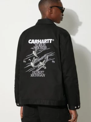 Carhartt WIP kurtka bawełniana Ducks Jacket kolor czarny przejściowa I033699.89XX