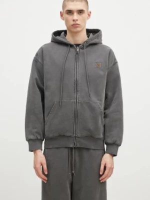 Carhartt WIP kurtka bawełniana Hooded Vista Jacket kolor szary przejściowa oversize I029524.87GD