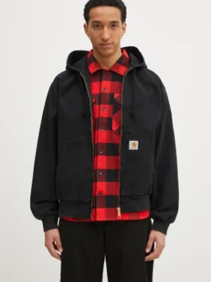 Carhartt WIP kurtka bawełniana OG Active Jacket kolor czarny przejściowa I034820.894O