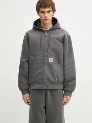 Carhartt WIP kurtka bawełniana OG Active Jacket kolor szary przejściowa I035891.874O