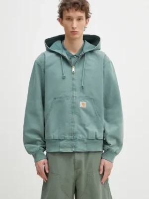 Carhartt WIP kurtka bawełniana OG Active Jacket kolor zielony przejściowa I034820.2M24O
