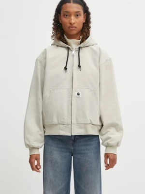 Carhartt WIP kurtka bawełniana W' OG Active Jacket kolor beżowy przejściowa I035673.2LP4O