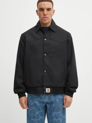 Carhartt WIP kurtka bomber z dodatkiem wełny Ray Jacket kolor czarny przejściowa I035622.8901