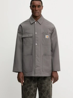 Carhartt WIP kurtka Leroy Chore Coat kolor brązowy przejściowa I035343.33CXX