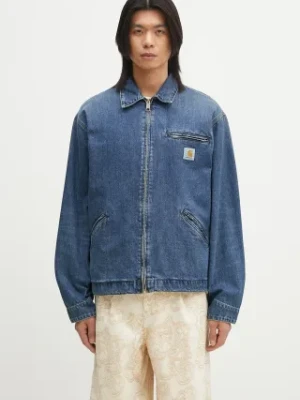 Carhartt WIP kurtka OG Detroit Jacket kolor niebieski przejściowa I034870.014L