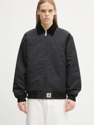Carhartt WIP kurtka Santa Fe Alumni kolor czarny przejściowa I035147.31YXX