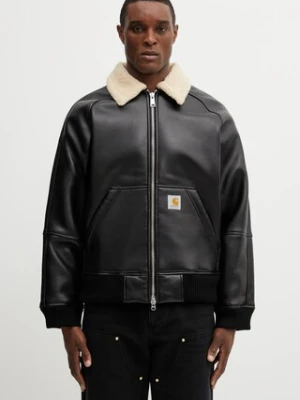 Carhartt WIP kurtka Shepton Jacket kolor czarny przejściowa oversize I035974.1LMXX