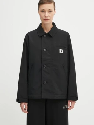 Carhartt WIP kurtka W' Barnett kolor czarny przejściowa oversize I035148.89XX