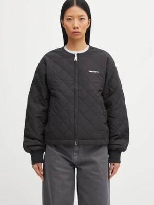 Carhartt WIP kurtka W' Elma Liner kolor czarny przejściowa oversize I035376.0D2XX