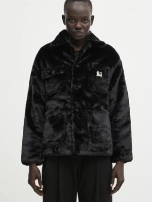 Carhartt WIP kurtka W' Olney Michigan Coat kolor czarny przejściowa oversize I035320.89XX