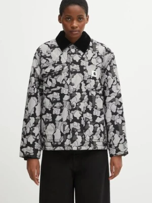 Carhartt WIP kurtka W' Tapestry Chore Coat kolor szary przejściowa oversize I035315.3CIXX